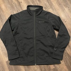 Columbia black zip up Jacket womens size Large